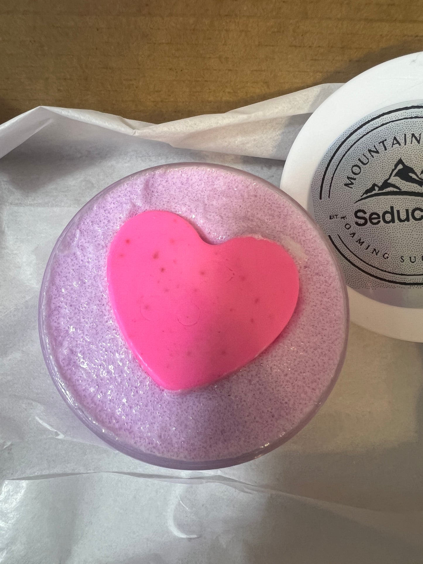 Foaming sugar scrub