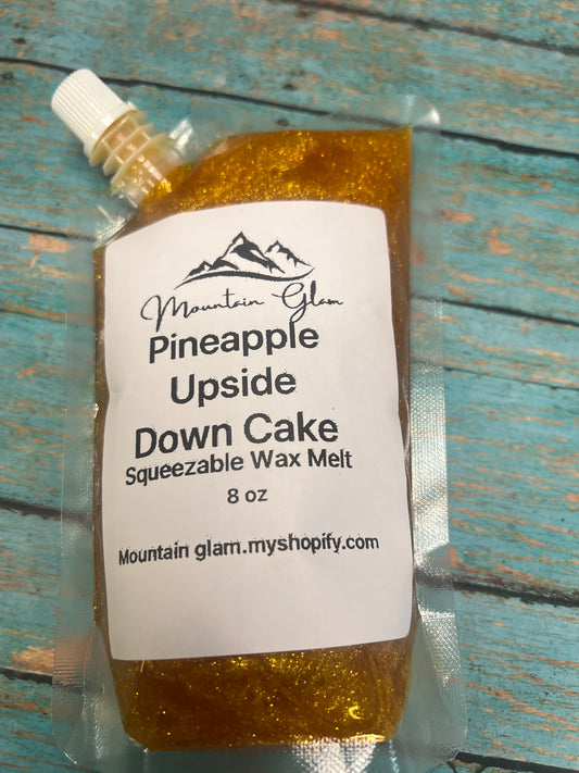 Squeezable wax melts