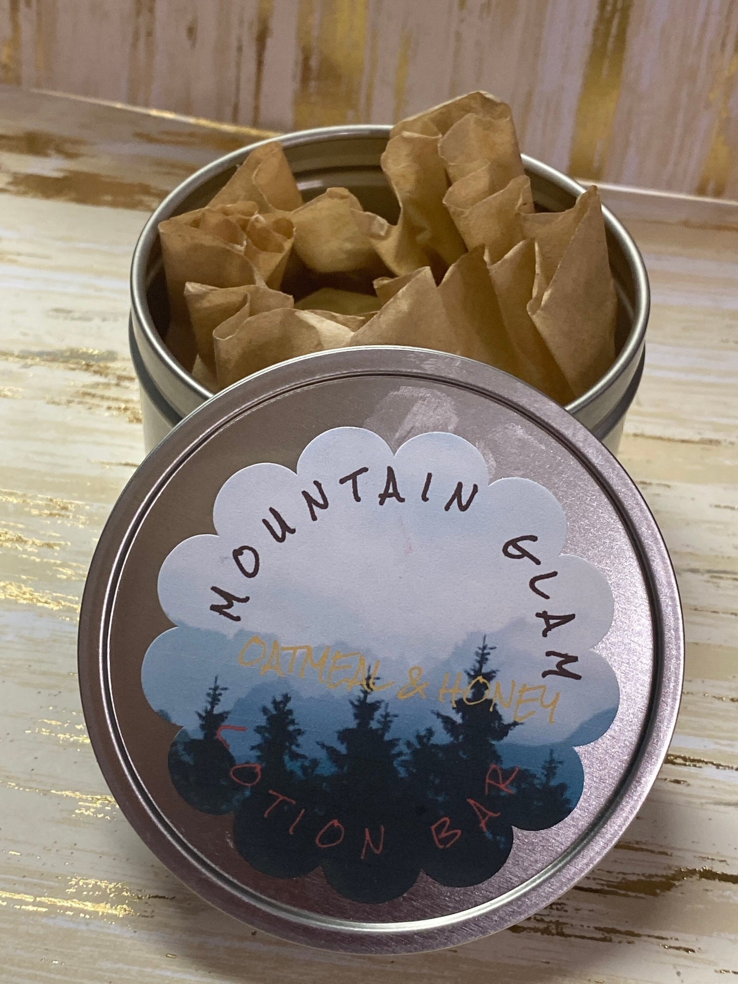 Lotion bar. Oatmeal and honey scent